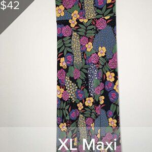 LuLaRoe Maxi XL NWT multicolored floral